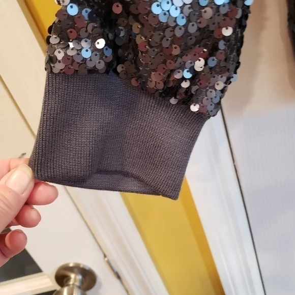 𝅺twiggy London 1X Gray sequence jacket - Picture 5 of 15